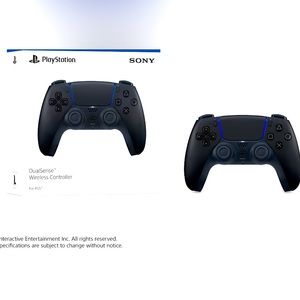 Brand New Midnight Black Sony PS5 DualSense Wireless Controller